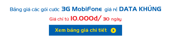 cách đăng ký 3g mobifone